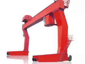 L typed Single Girder Hoist Gantry Crane with a hoist