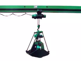 Grab Single Girder Overhead Crane